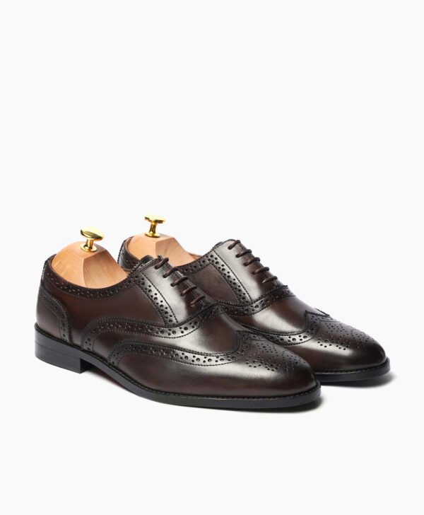 Chiltern Oxford Dark Brown Leather Shoes