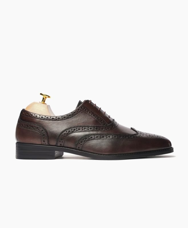 Chiltern Oxford Dark Brown Leather Shoes