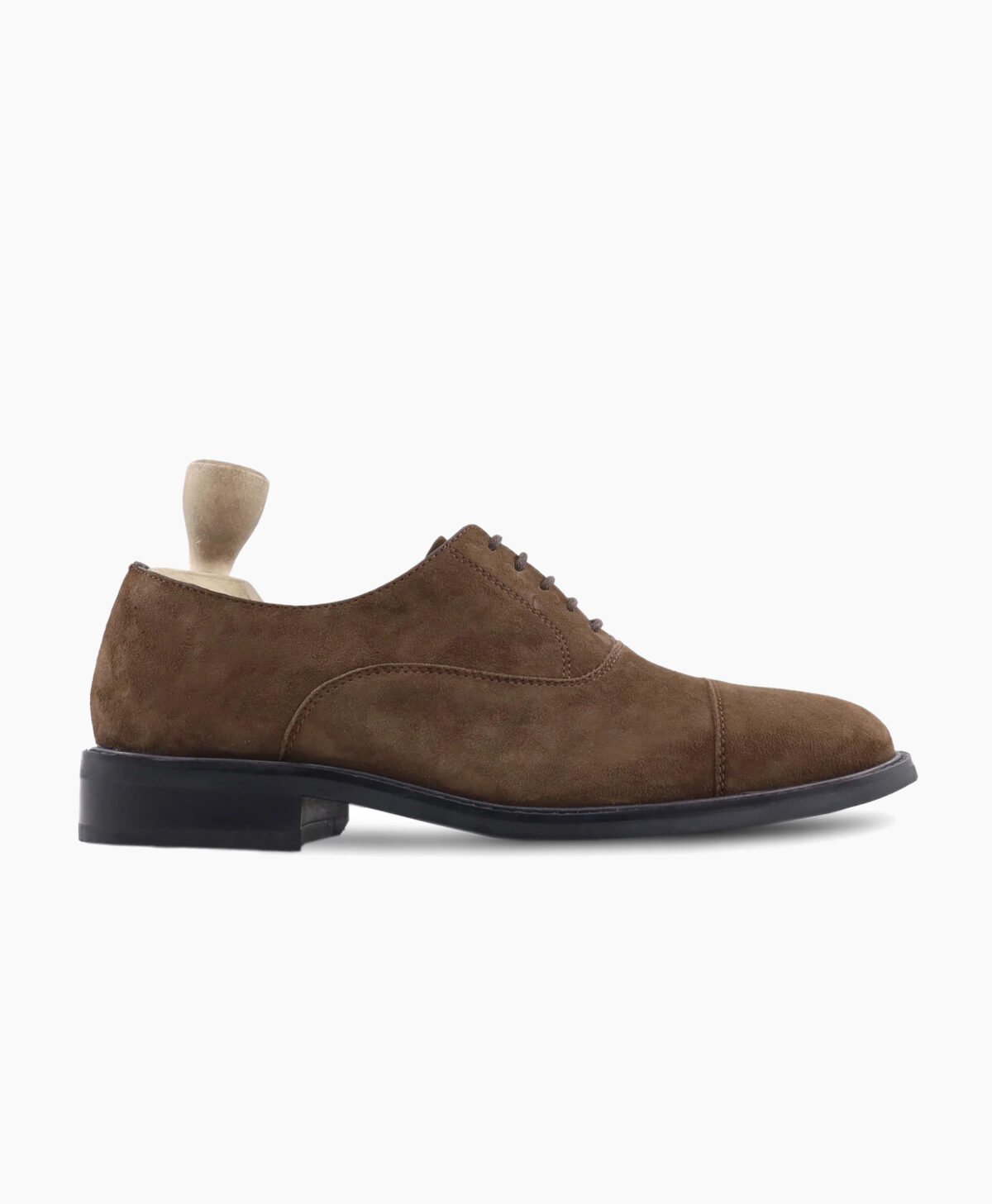 Congleton Oxford Dark Brown Suede Leather Shoes