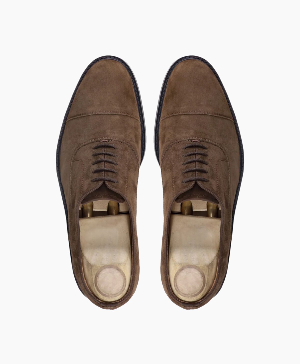 Congleton Oxford Dark Brown Suede Leather Shoes