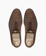 Congleton Oxford Dark Brown Suede Leather Shoes