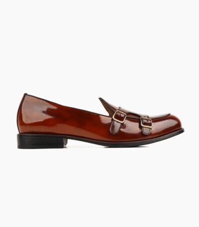 Dartmouth Double Monkstrap Brown Leather Shoes