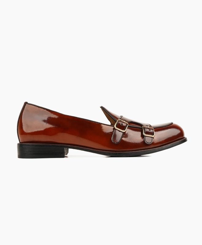 Dartmouth Double Monkstrap Brown Leather Shoes