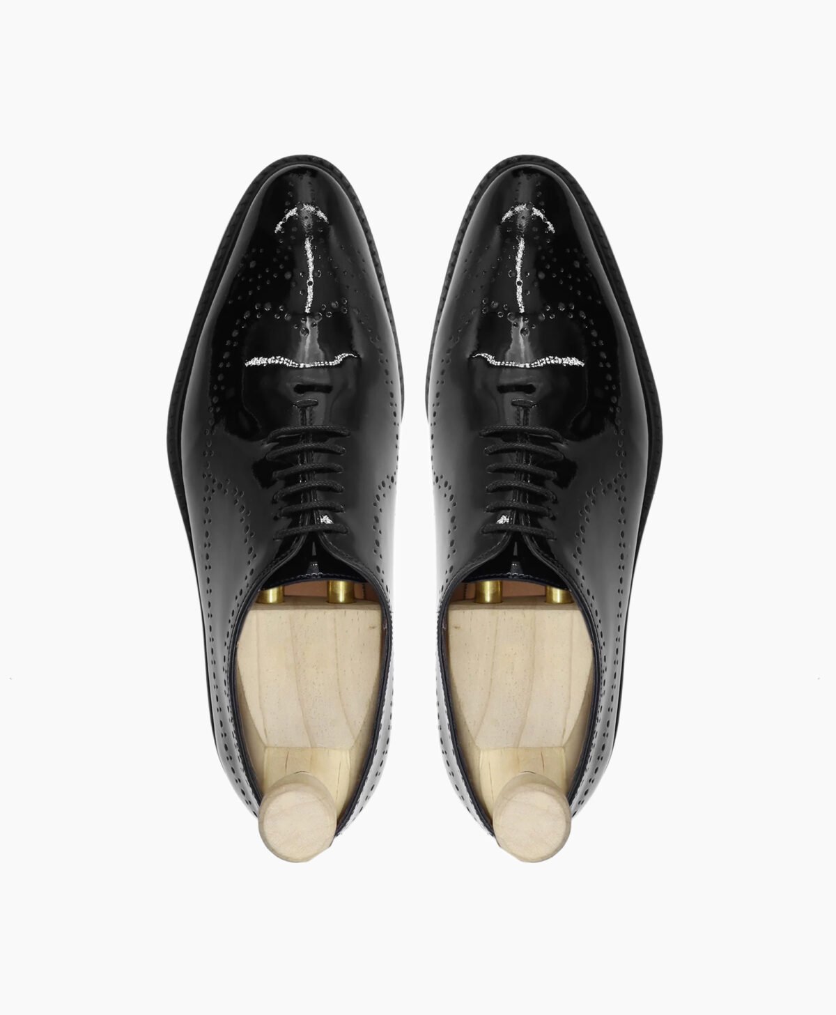 Eastbourne Wholecut Black Patent Leather Shoes Eastbourne Wholecut Black Patent Leather Shoes