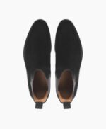 Eden Chelsea Black Suede Leather Boot