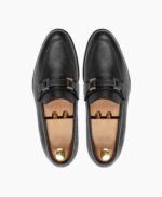 Exeter Black Leather Loafers