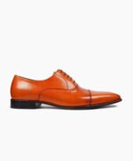 Helston Oxford Orange Tan Leather Shoes