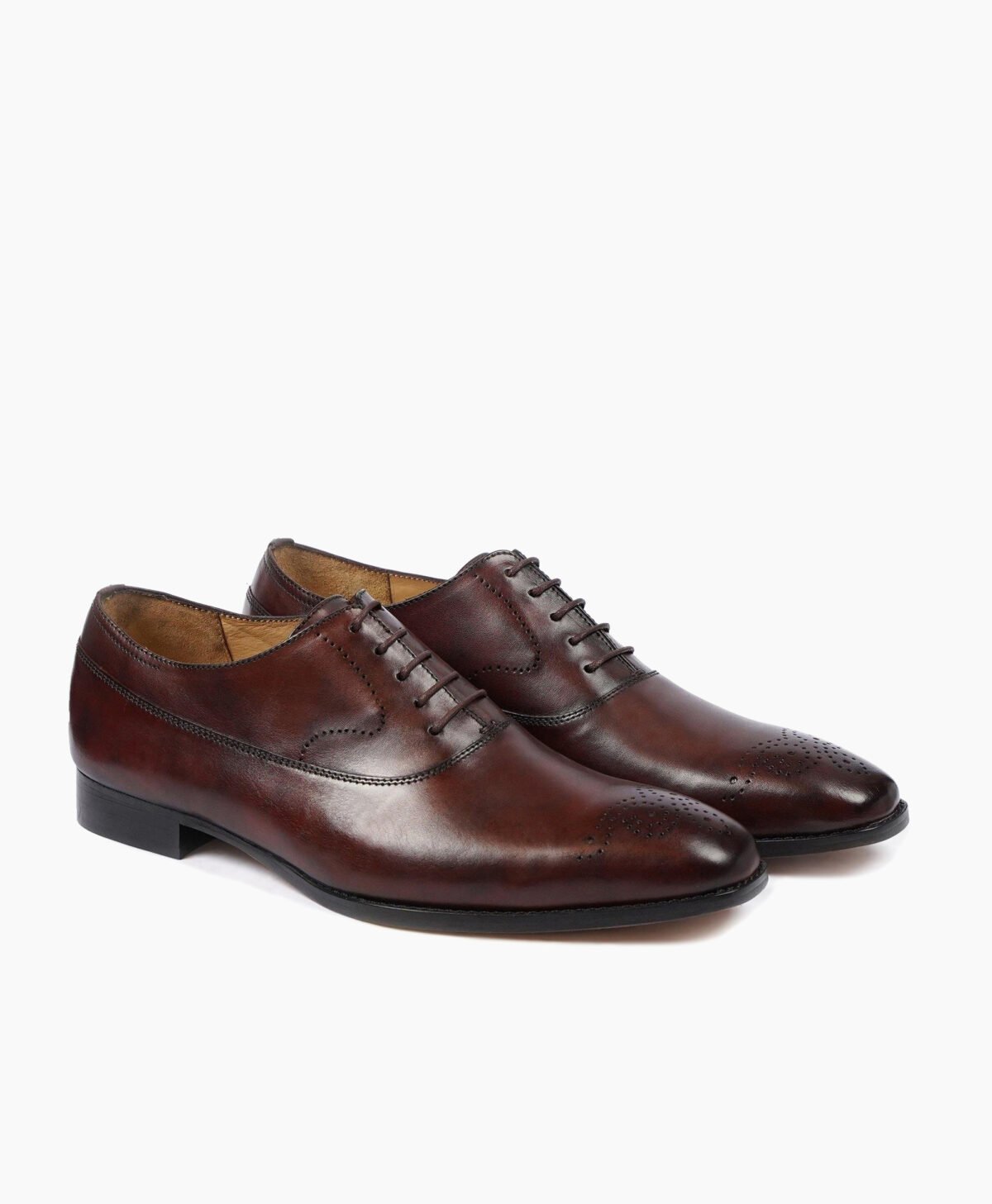 Knutsford Oxford Dark Brown Leather Shoes