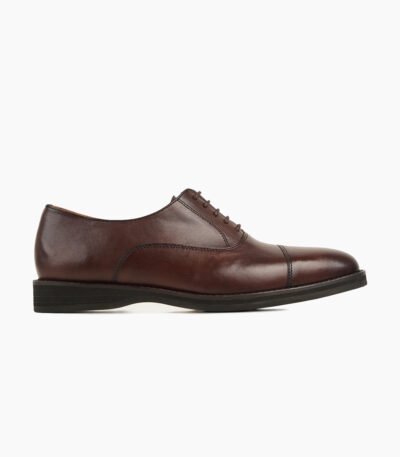 Launceston Oxford Dark Brown Leather Shoes