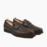 Lynton Dark Brown Leather Loafers