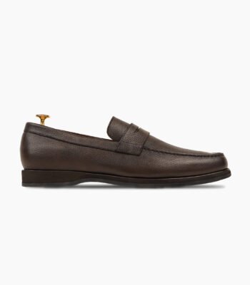 Lynton Dark Brown Leather Loafers