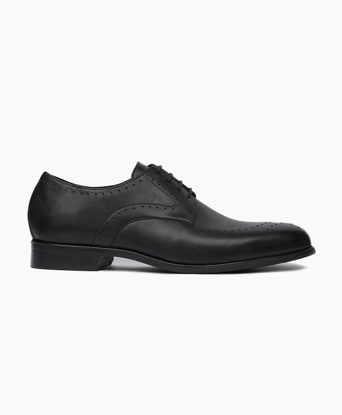 Matlock Derby Black Leather Shoes