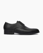 Matlock Derby Black Leather Shoes
