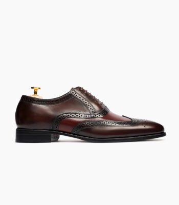 Northwich Oxford Burnish Brown Leather Shoes