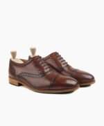 Penzance Oxford Brown Leather Shoes