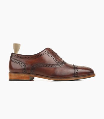 Penzance Oxford Brown Leather Shoes