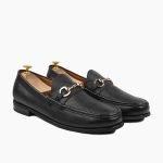 Repton Black Leather Loafers