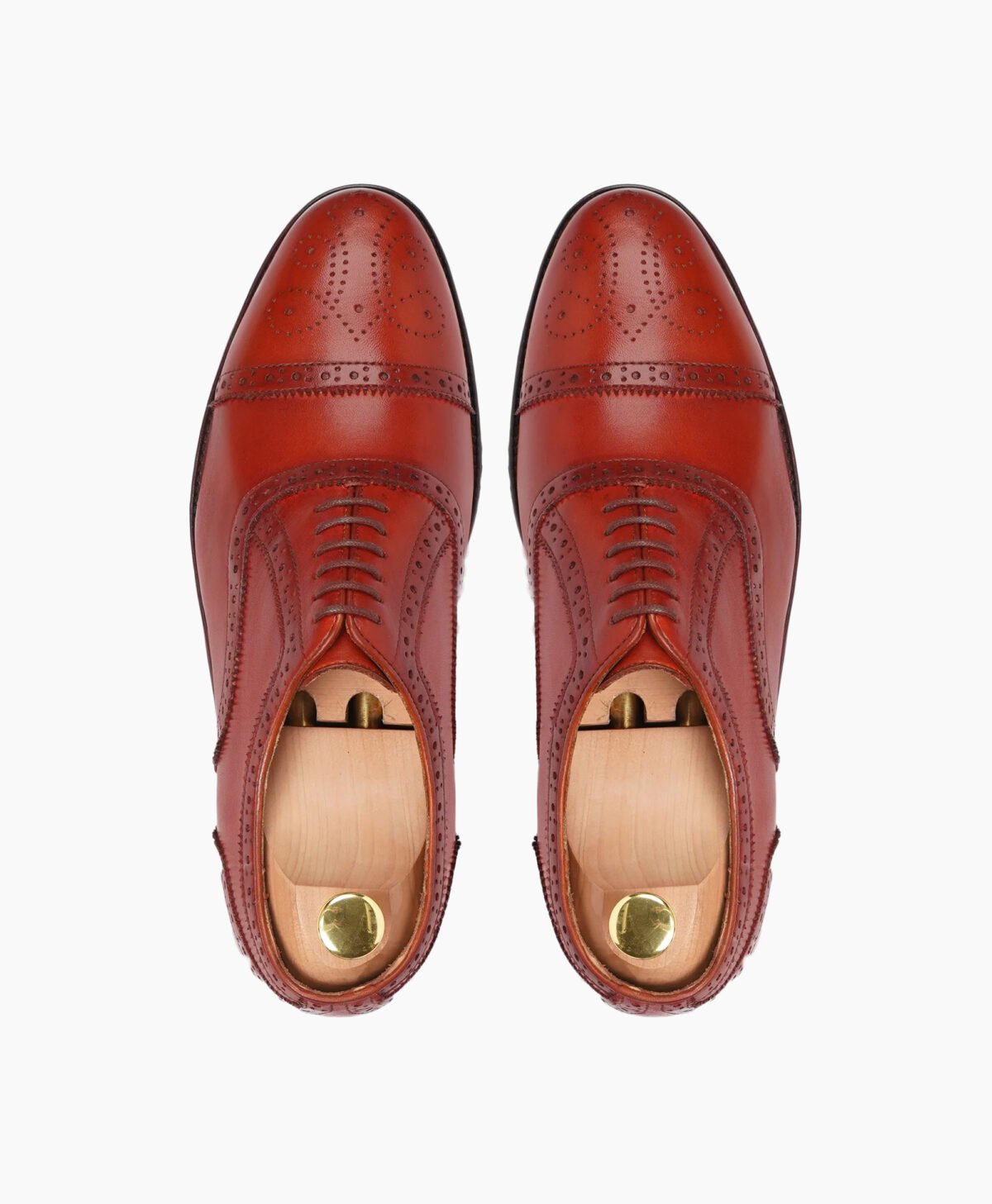 Saltash Oxford Orange Tan Leather Shoes Saltash Oxford Orange Tan Leather Shoes