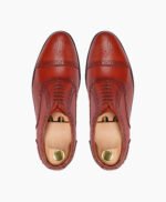 Saltash Oxford Orange Tan Leather Shoes