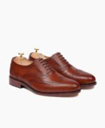 Tintagel Oxford Orange Tan Leather Shoes
