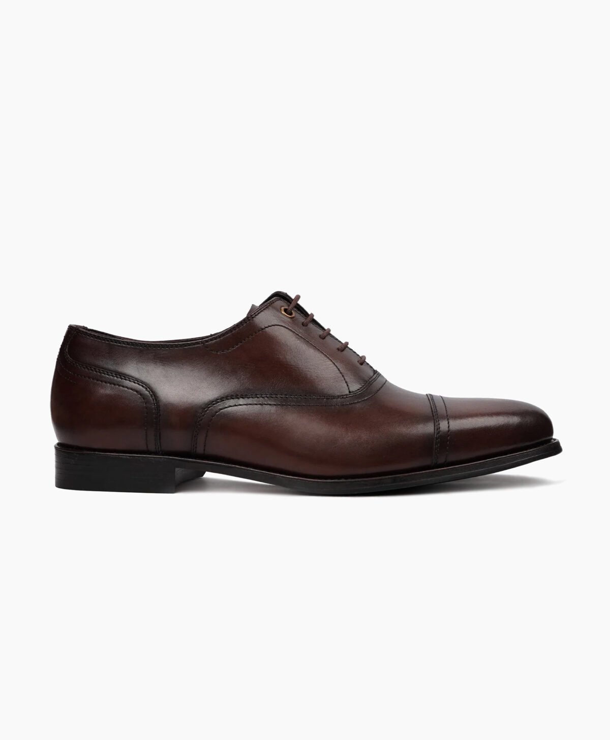 Truro Oxford Dark Brown Leather Shoes