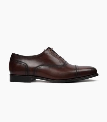 Truro Oxford Dark Brown Leather Shoes