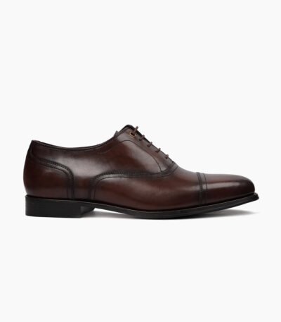 Truro Oxford Dark Brown Leather Shoes