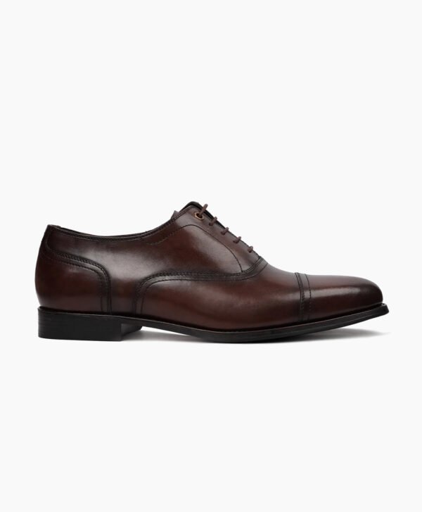 Truro Oxford Dark Brown Leather Shoes