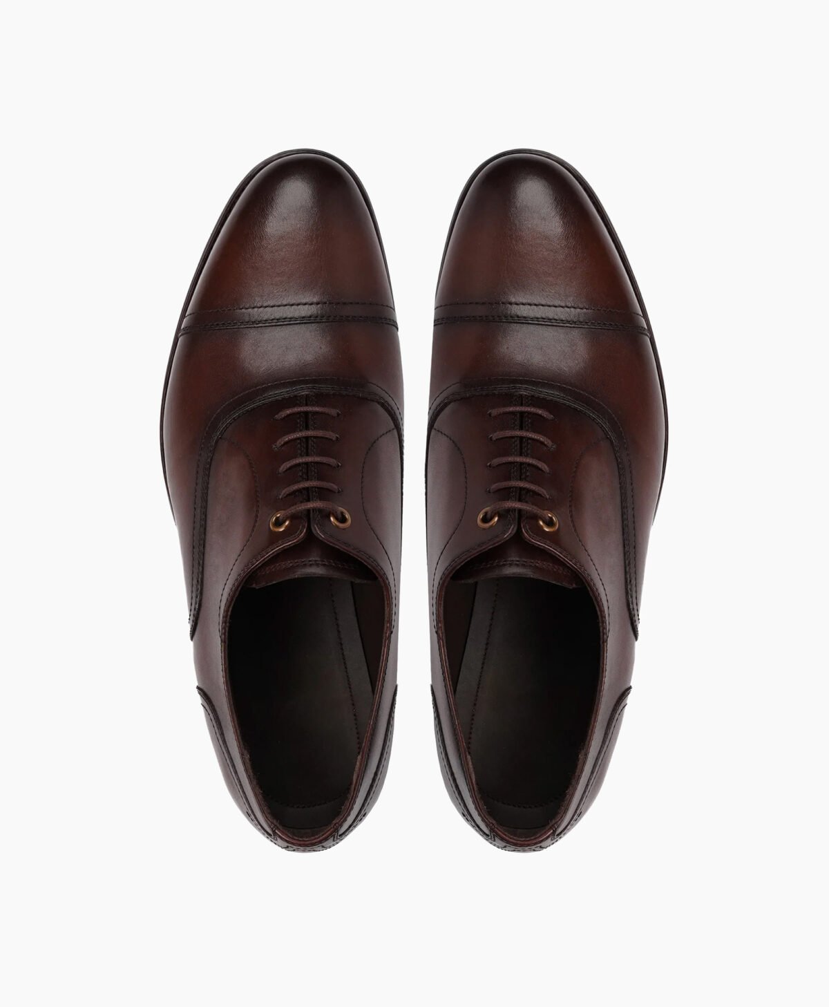 Truro Oxford Dark Brown Leather Shoes
