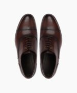 Truro Oxford Dark Brown Leather Shoes