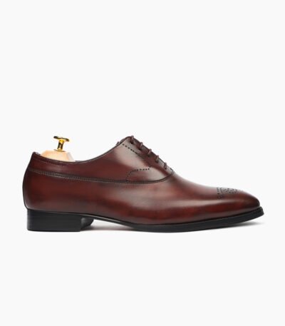 Wycombe Oxford Oxblood Leather Shoes