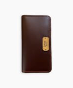 Hessen Brown Leather Long Wallet
