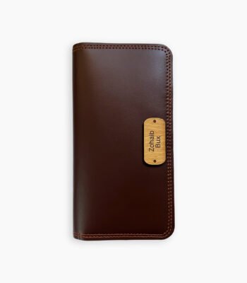 Hessen Brown Leather Long Wallet