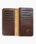 Hessen Brown Leather Long Wallet