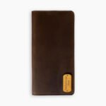 Kassel Dark Brown Leather Long Wallet