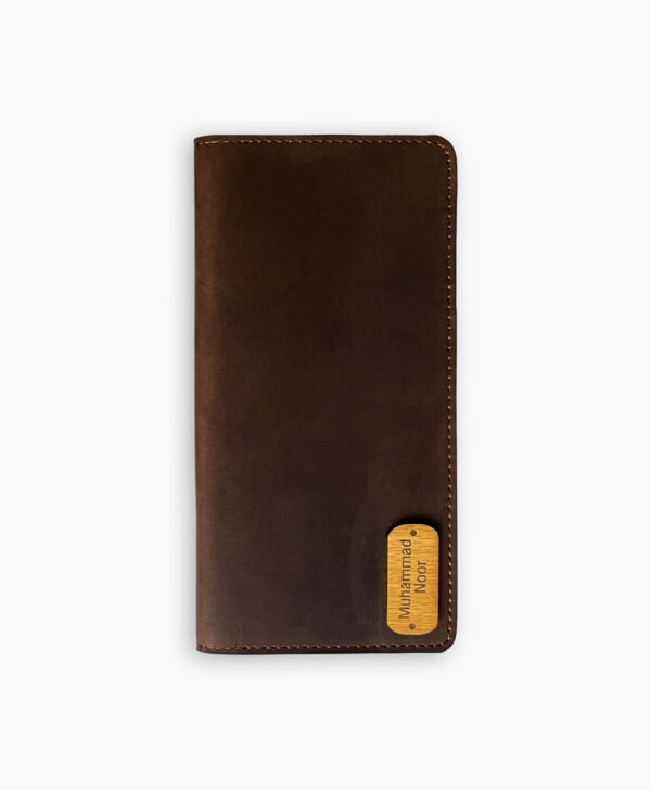 Kassel Dark Brown Leather Long Wallet
