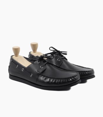 Chandler Derby Black Calf Leather Shoes