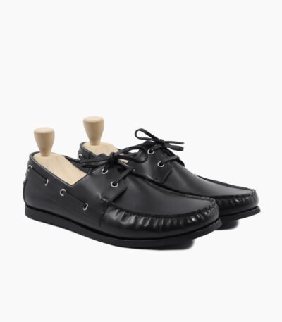 Chandler Derby Black Calf Leather Shoes