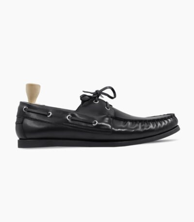 Chandler Derby Black Calf Leather Shoes