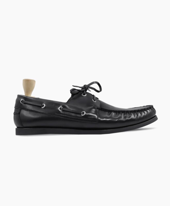 Chandler Derby Black Calf Leather Shoes