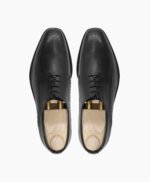 Cordova Derby Black Calf Leather Shoes
