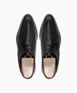 Douglas Derby Black Calf Leather Shoes