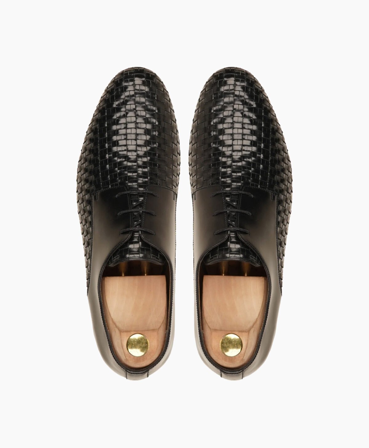 Haines Derby Calf and Hand Woven Calf Leather Shoes-image202
