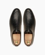 Haines Derby Calf and Hand Woven Calf Leather Shoes