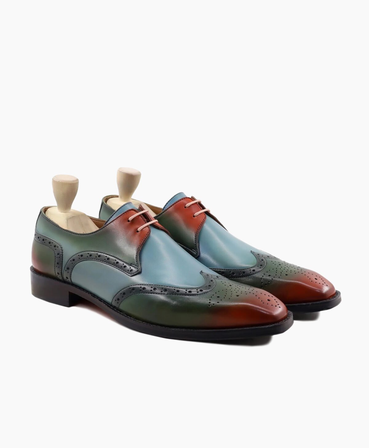 Kodiak Derby Mulitcolor Calf Leather Shoes-image200