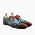 Kodiak Derby Multicolor Calf Leather Shoes