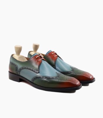 Kodiak Derby Multicolor Calf Leather Shoes