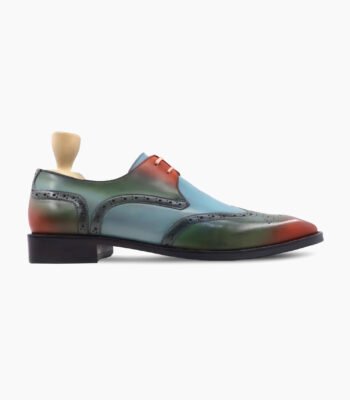 Kodiak Derby Multicolor Calf Leather Shoes