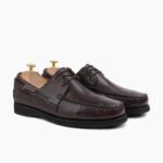 Seward Derby Dark Brown Calf Leather Shoes