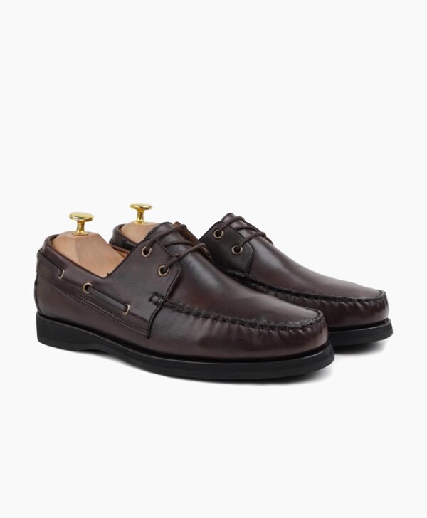 Seward Derby Dark Brown Calf Leather Shoes